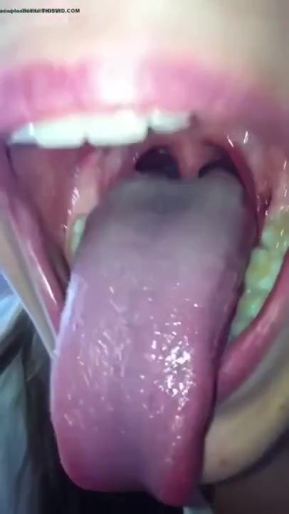 Unknown Brazilian young woman Mouth fetish