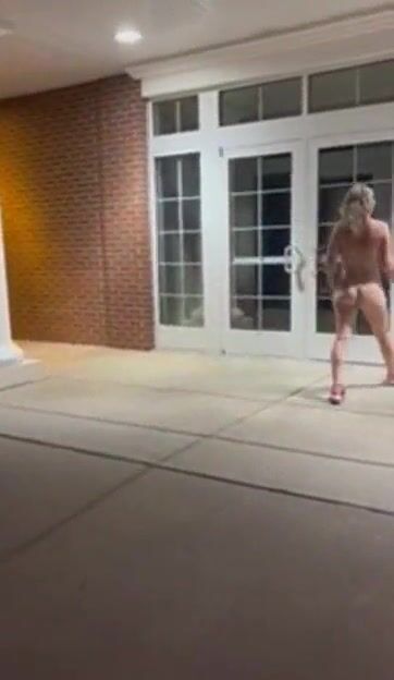 Naked in street