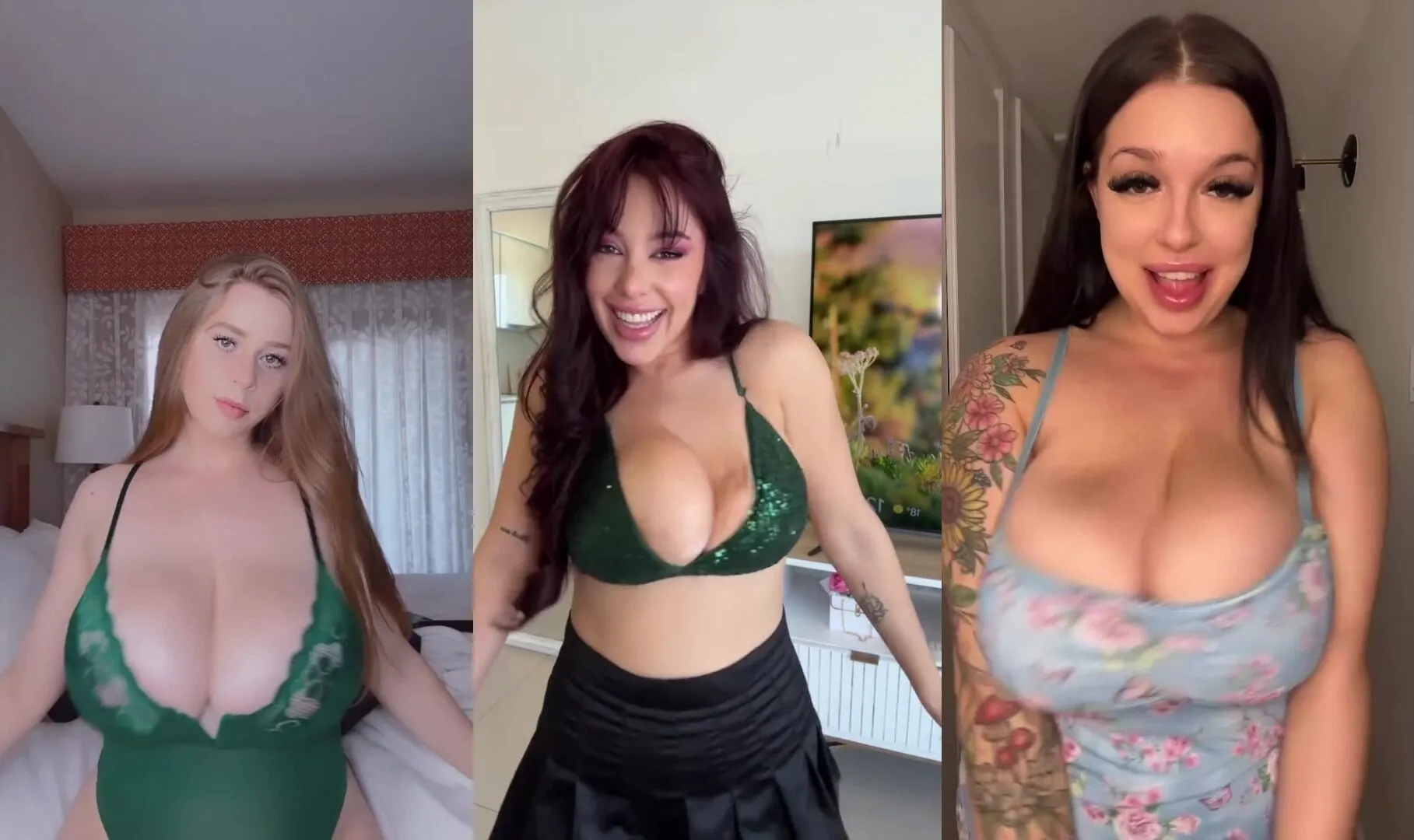short Tiktok/ig shake tits compilation