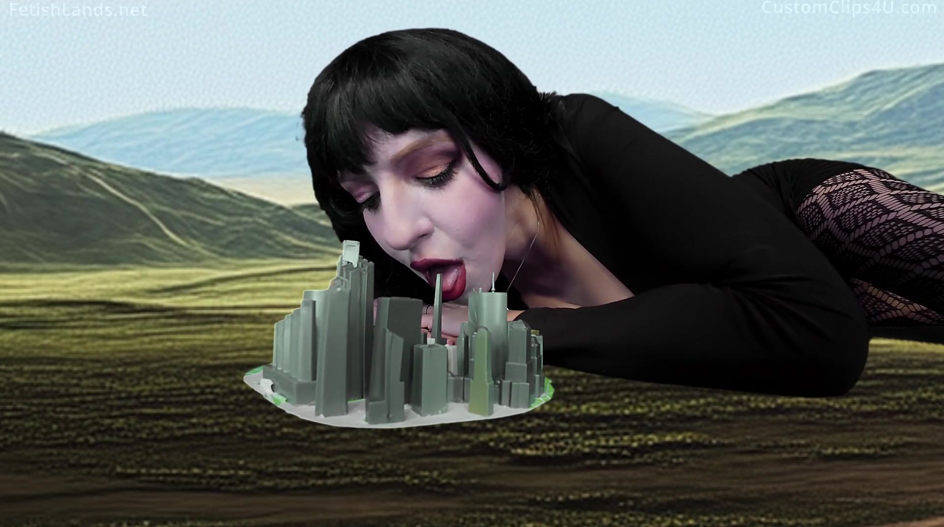 Giantess Brandy Goth Mega Goddess