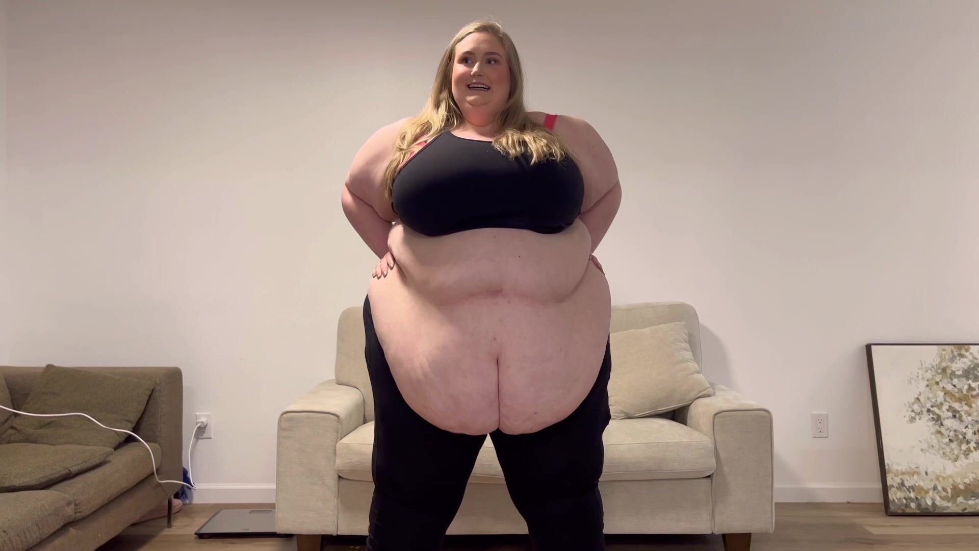 Ssbbw Dumplin - Working Out