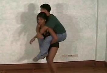 asian woman lift carry flo