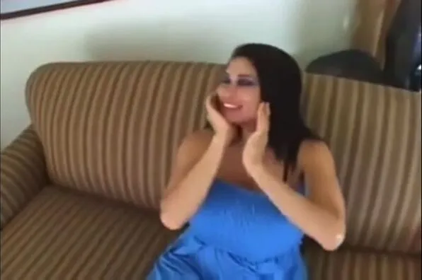 Expansion in blue dress