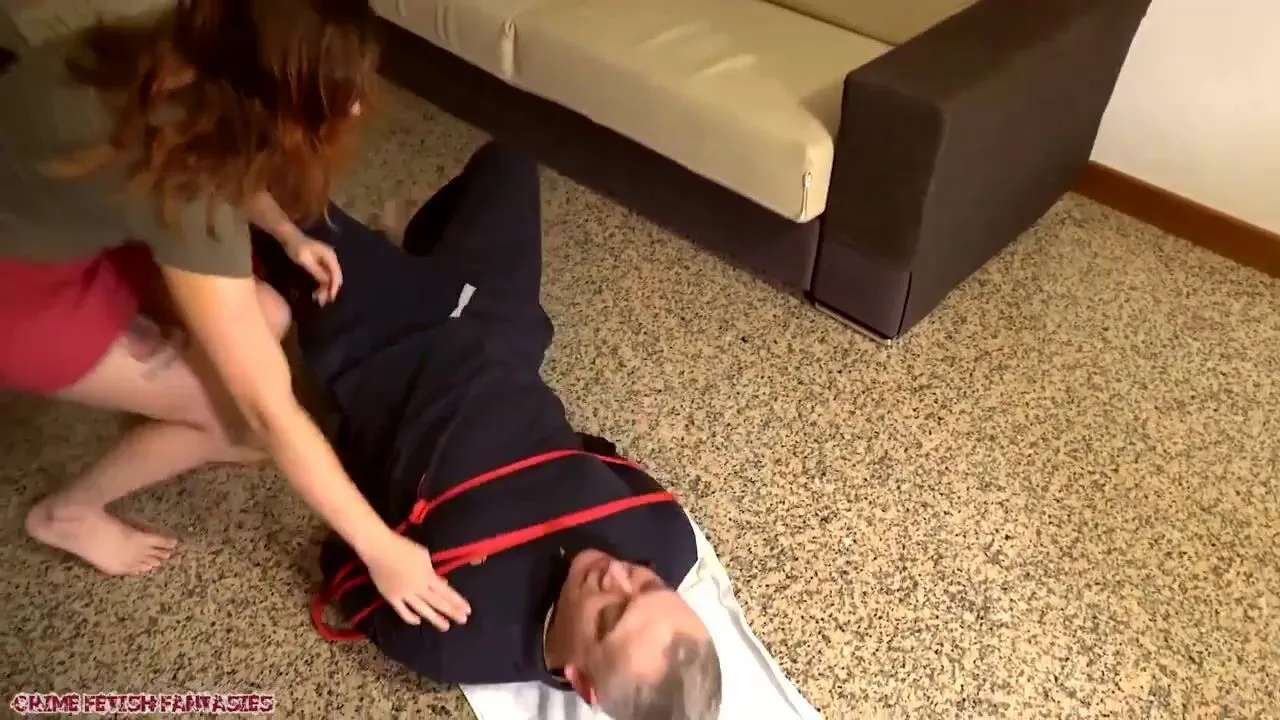 Thief dominates and headscissors him