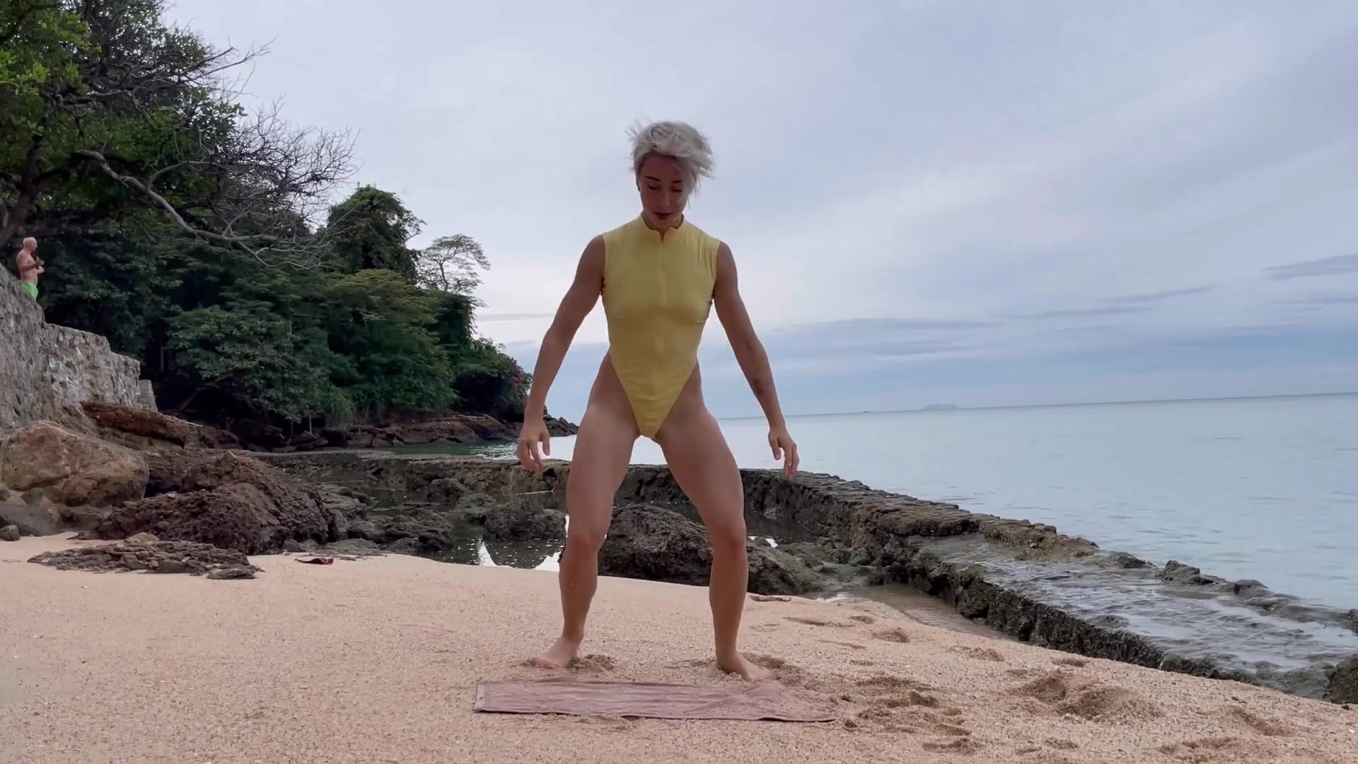 Alexa beach workout