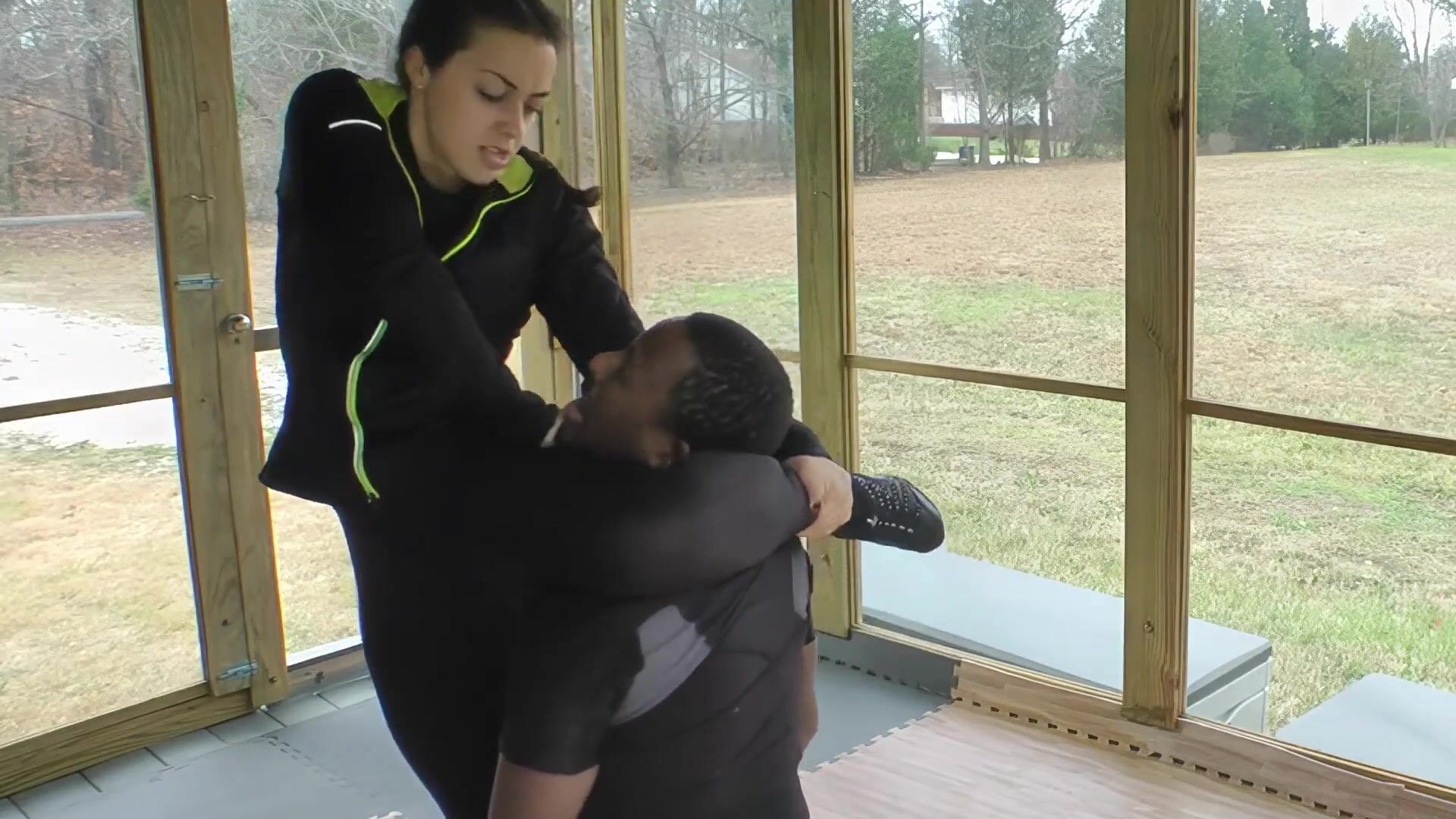 Girl kill man strangles