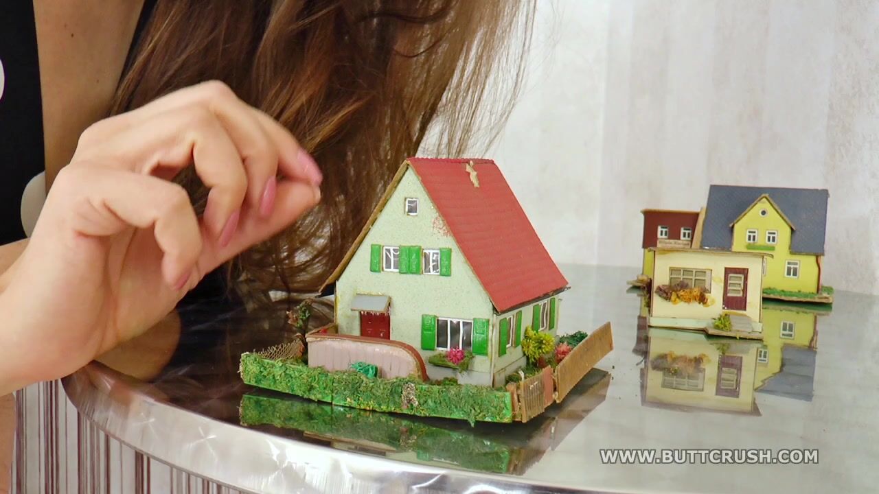 Giantess butt crush
