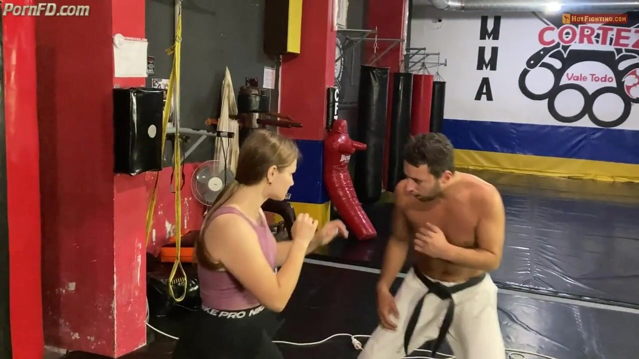 Alexandra vs the proud guy