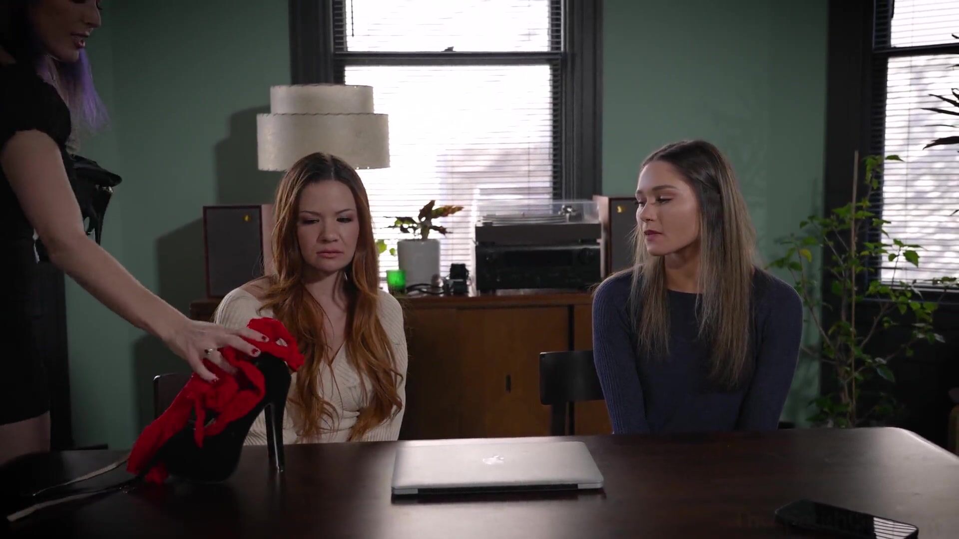 Sleazy Counselor Corrupts Innocent College Girls Into Lesbian Porn Sluts