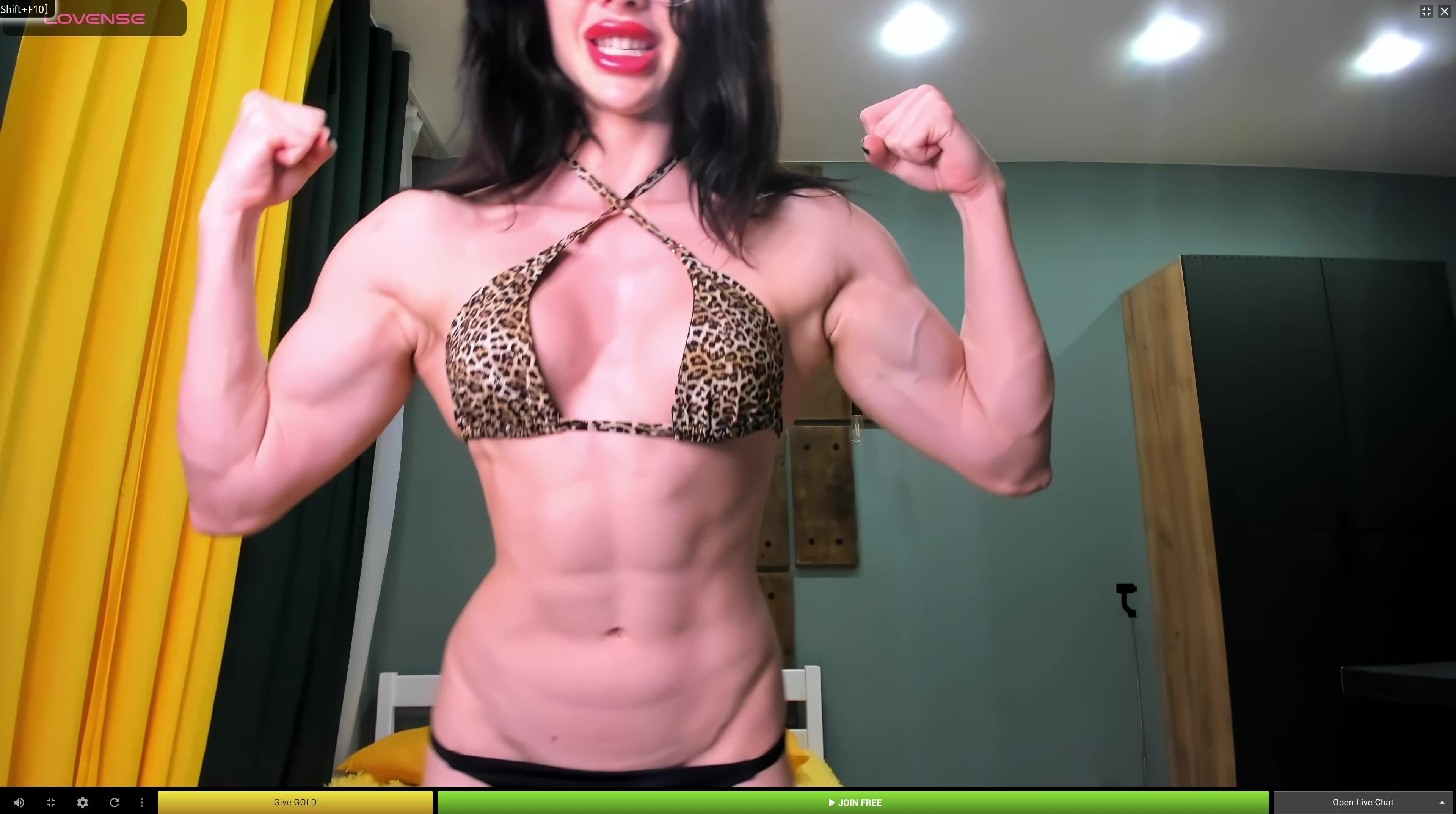 Cam girl flex and veins