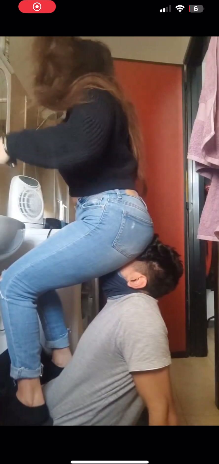 Face sitting chair
