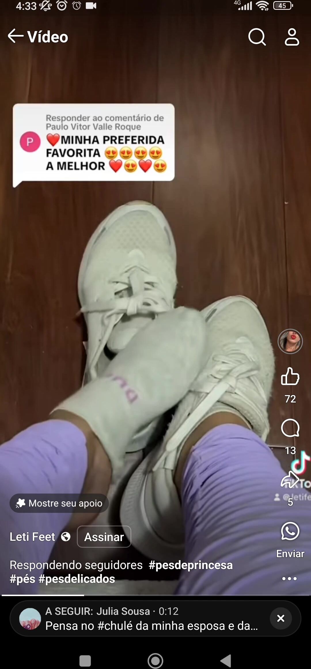 Leti Feet gym feet