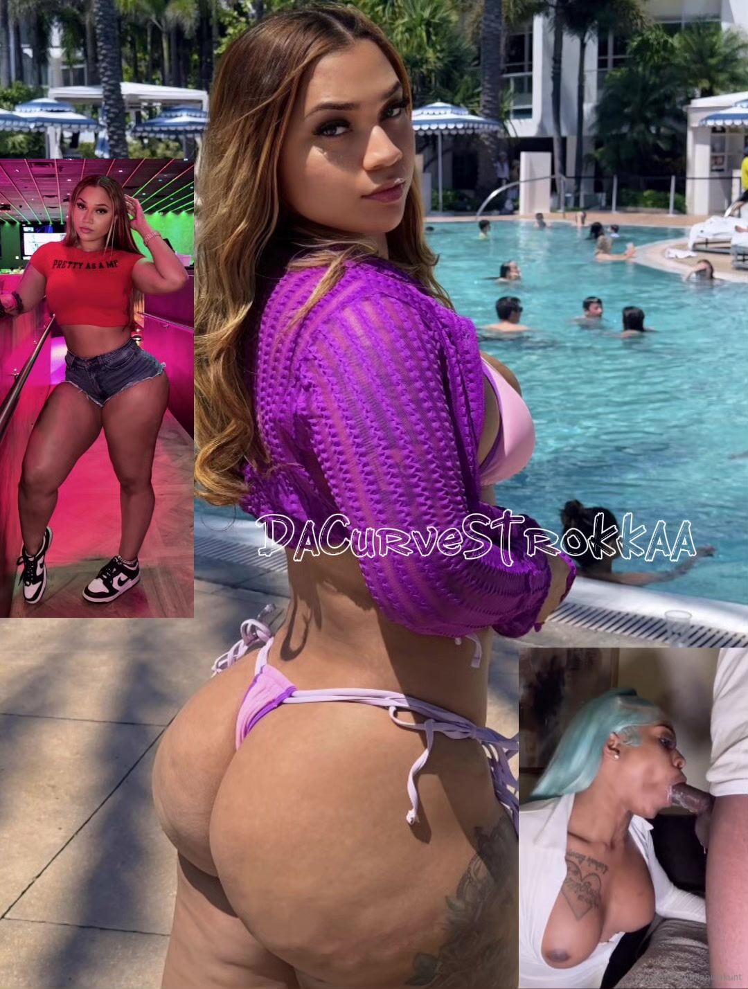 DaCurveStrokkaa (Ts BabeCock) - Dej Mercedoz x Ts LaniDaKunt x Amber Dyme