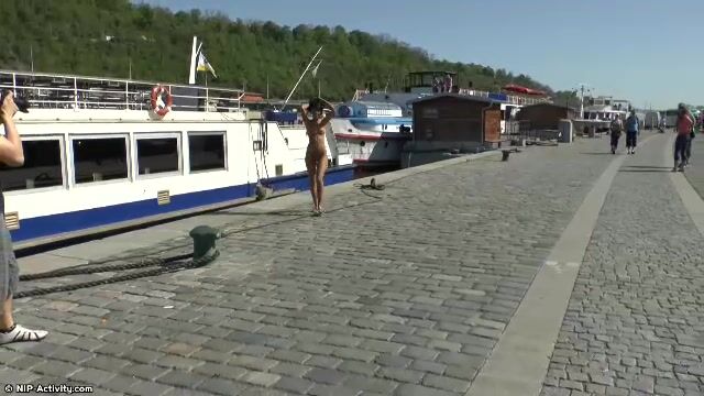 Gina nude walk Prague