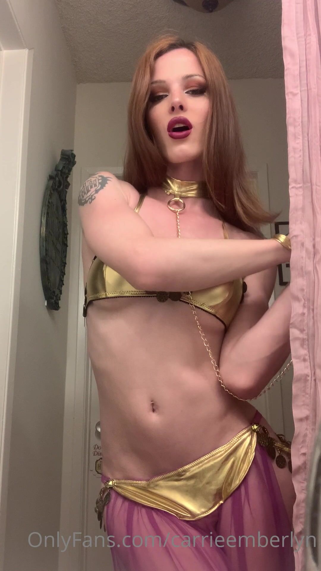 carrieemberlyn sexy Princess Leia 2