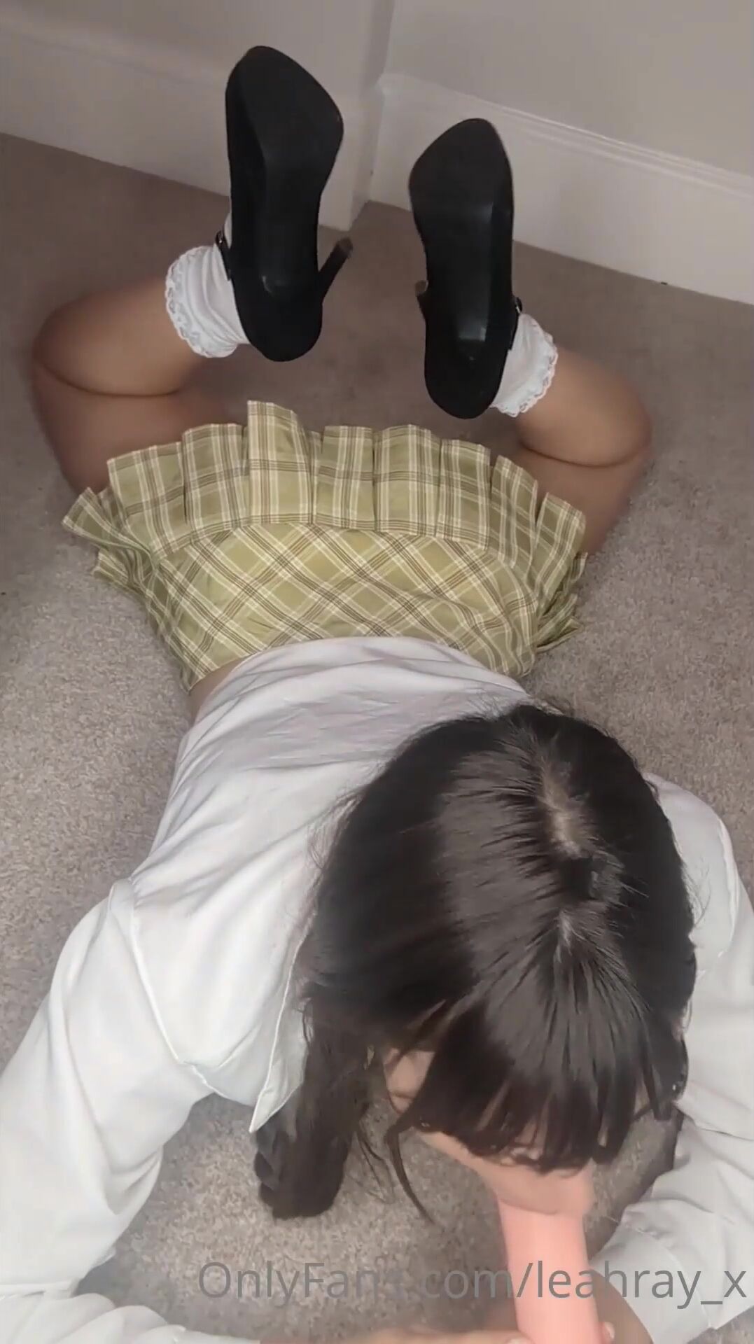 Leah Ray Schoolgirl Dildo Suck Fuck - Enhanced