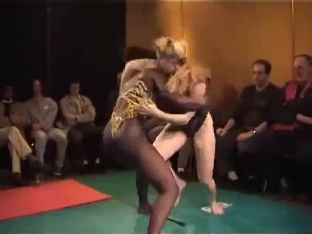 public female wrestling match