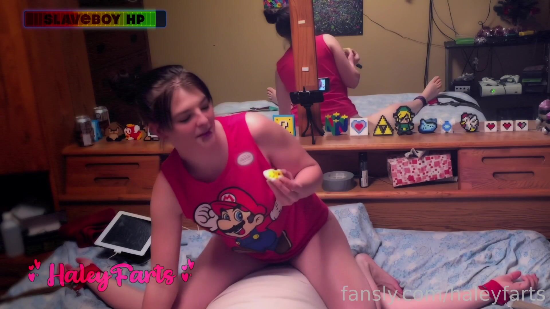 Haley Farts Facefarting 22