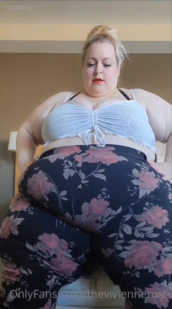 SSBBW Goddess Vivienne Rose Punishes Her Human Furniture