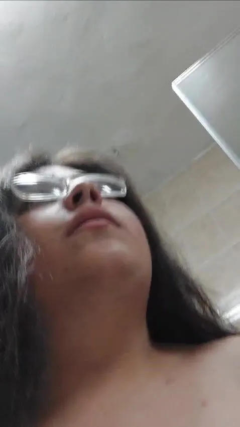 Naked at the public bathrooms