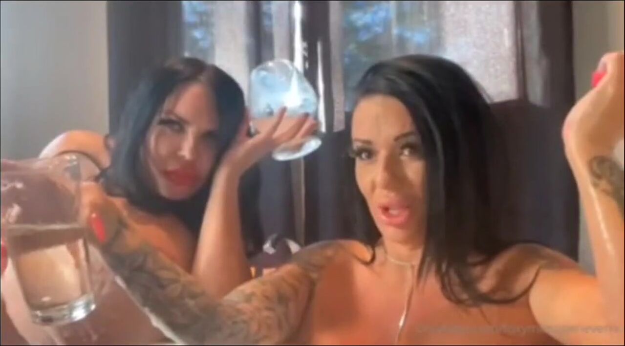 foxy and C.Milf BOOBS IN A BUBBLE BATH