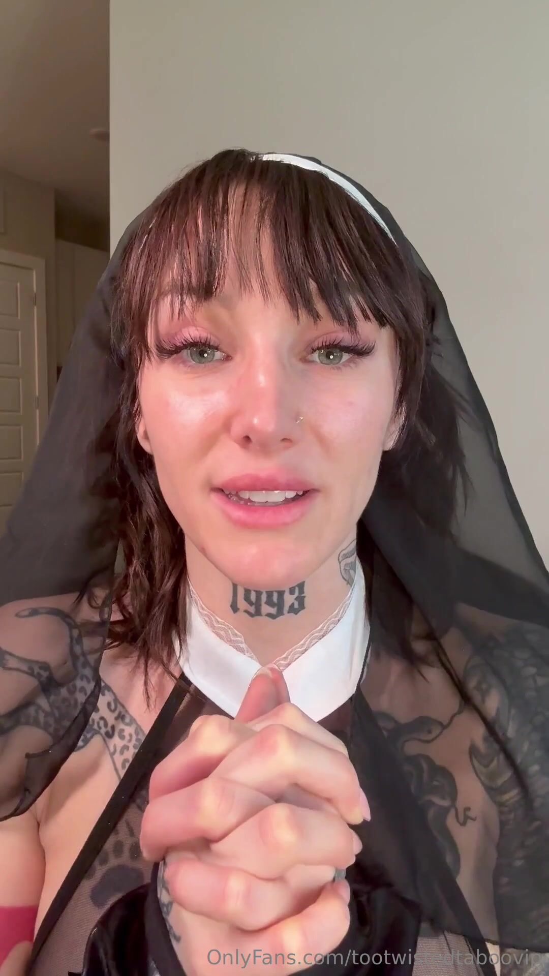 tootwistedtaboovip Visiting your nun step mom at her convent