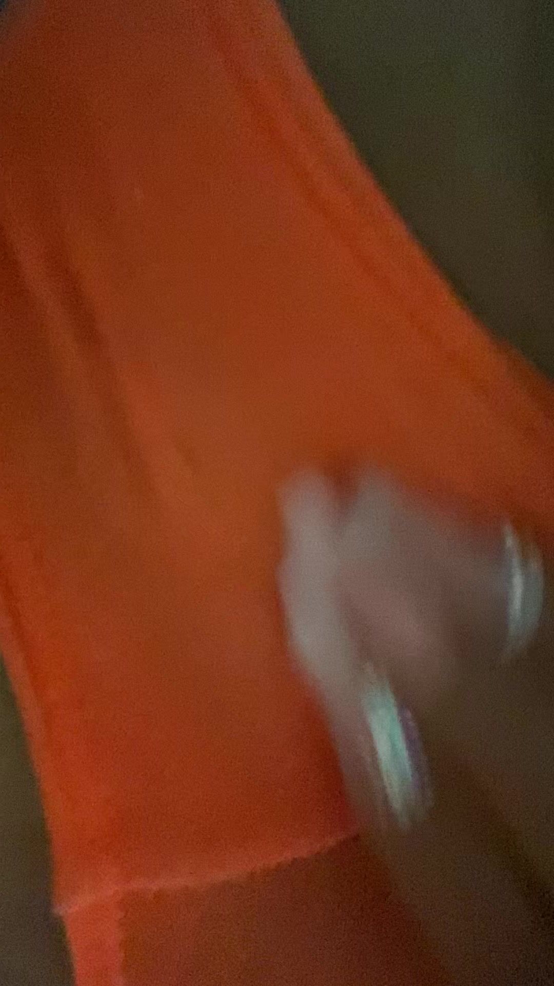 Silvia Rubbing her pussy through orange panties
