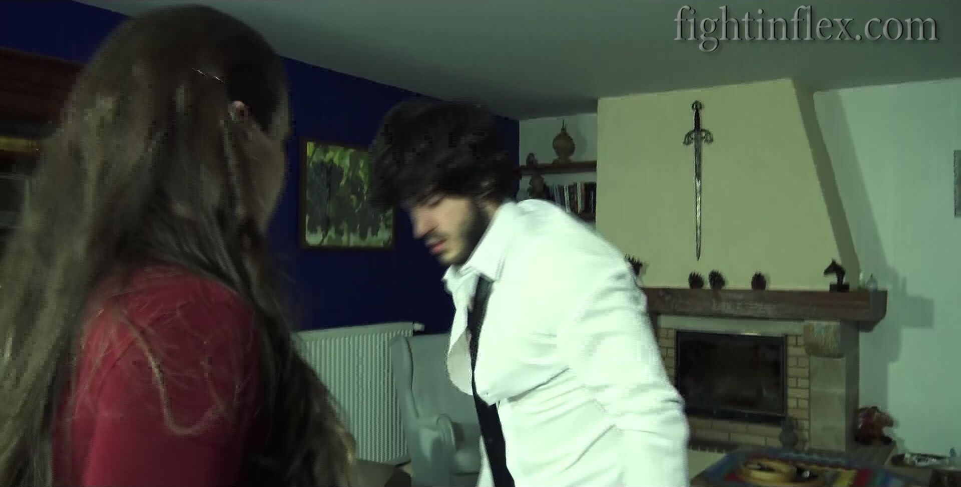 Alicia black belt in karate beats her boyfriend