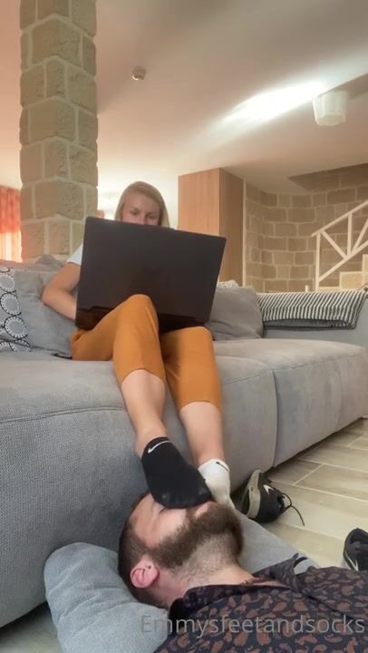Emmy's feet and socks