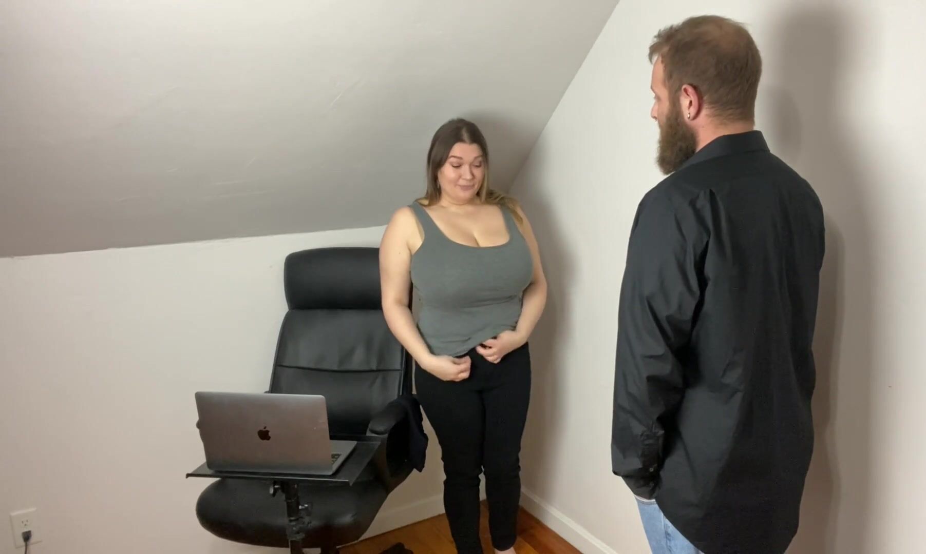 Cassandra. Receptionist made to strip