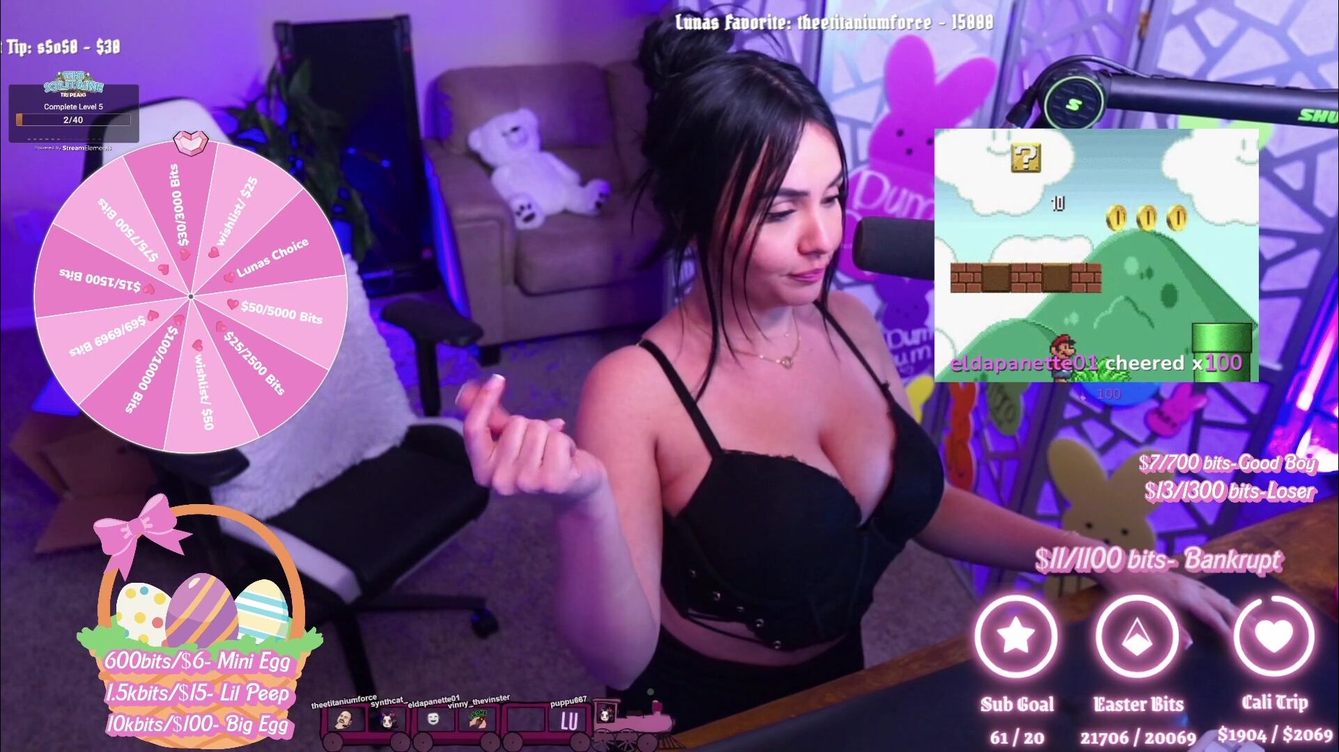 Lunaontop burps twice after chugging and drains wallets