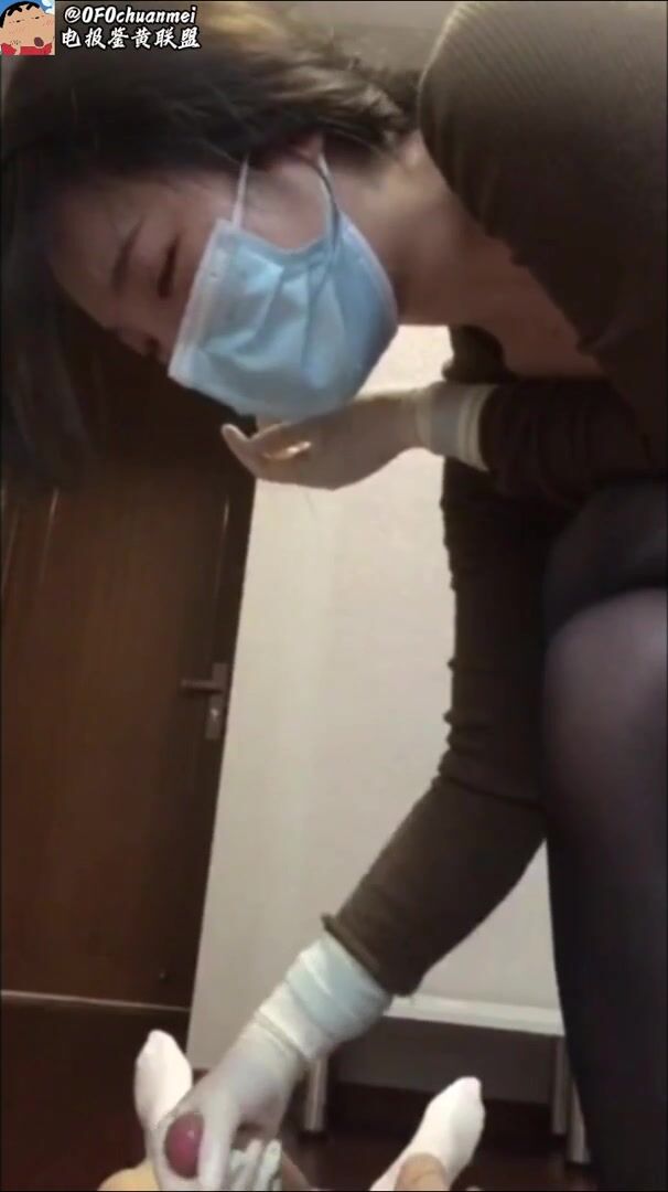 Japanese massage handjob and footjob