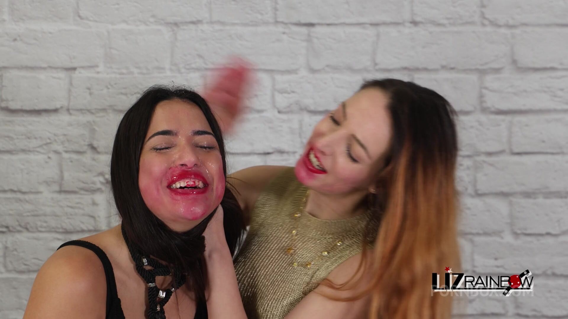 Liz and Nuria - Spit and Slap