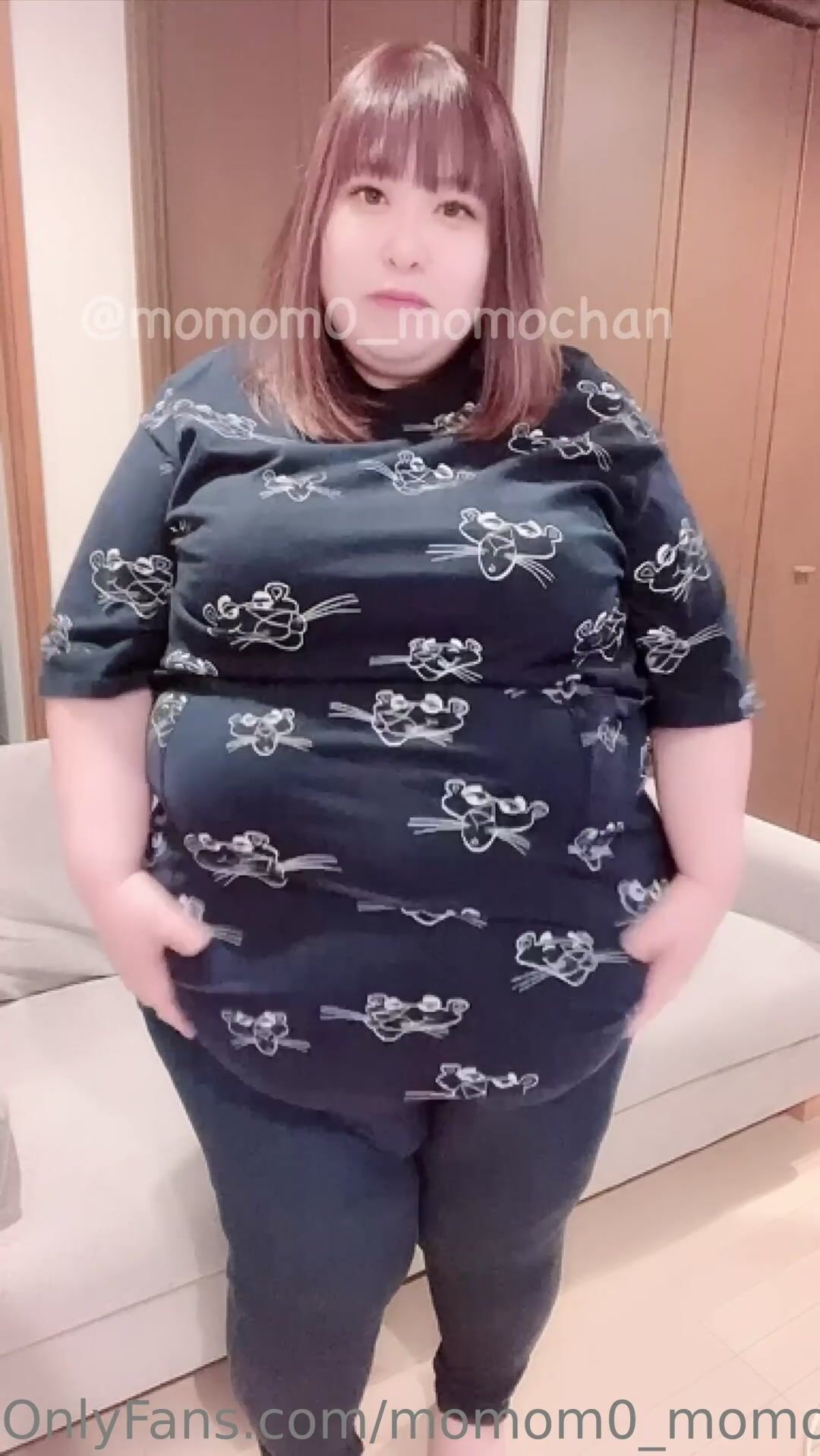 Momochan - Loungewear tryon Japanese Ssbbw