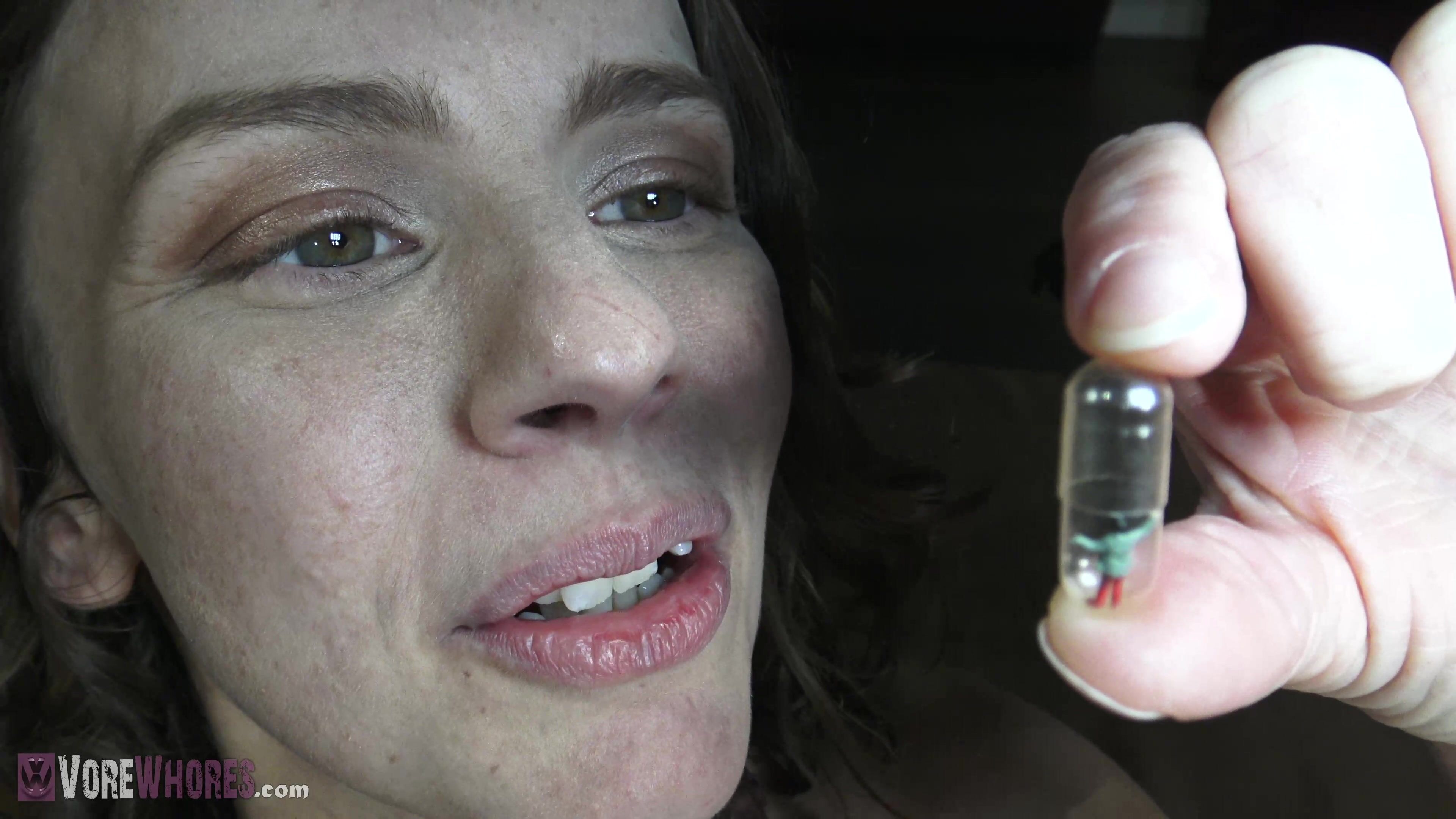 Oral Vore Valerie pill man vore