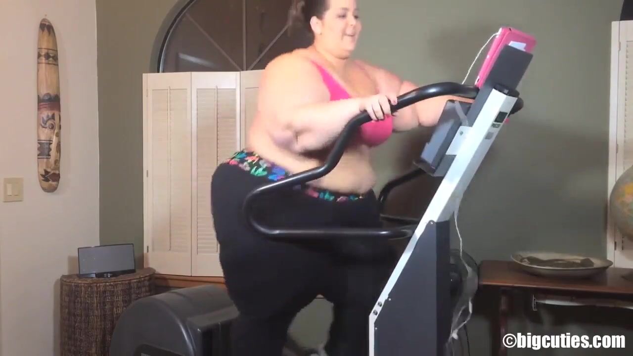 Boberry on the treadmill