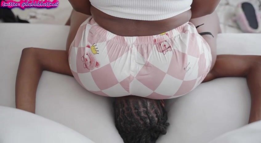NeliBubbleButt - Couch Face Farting Smothering African