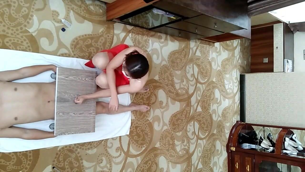 Asian goddess high heels trample