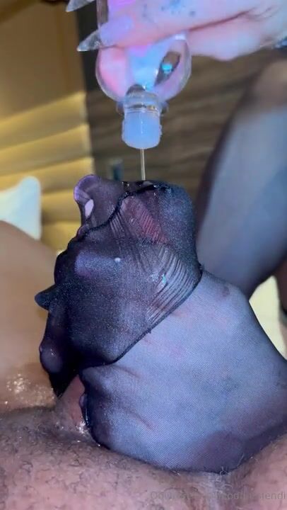 Fendi Nylon footjob