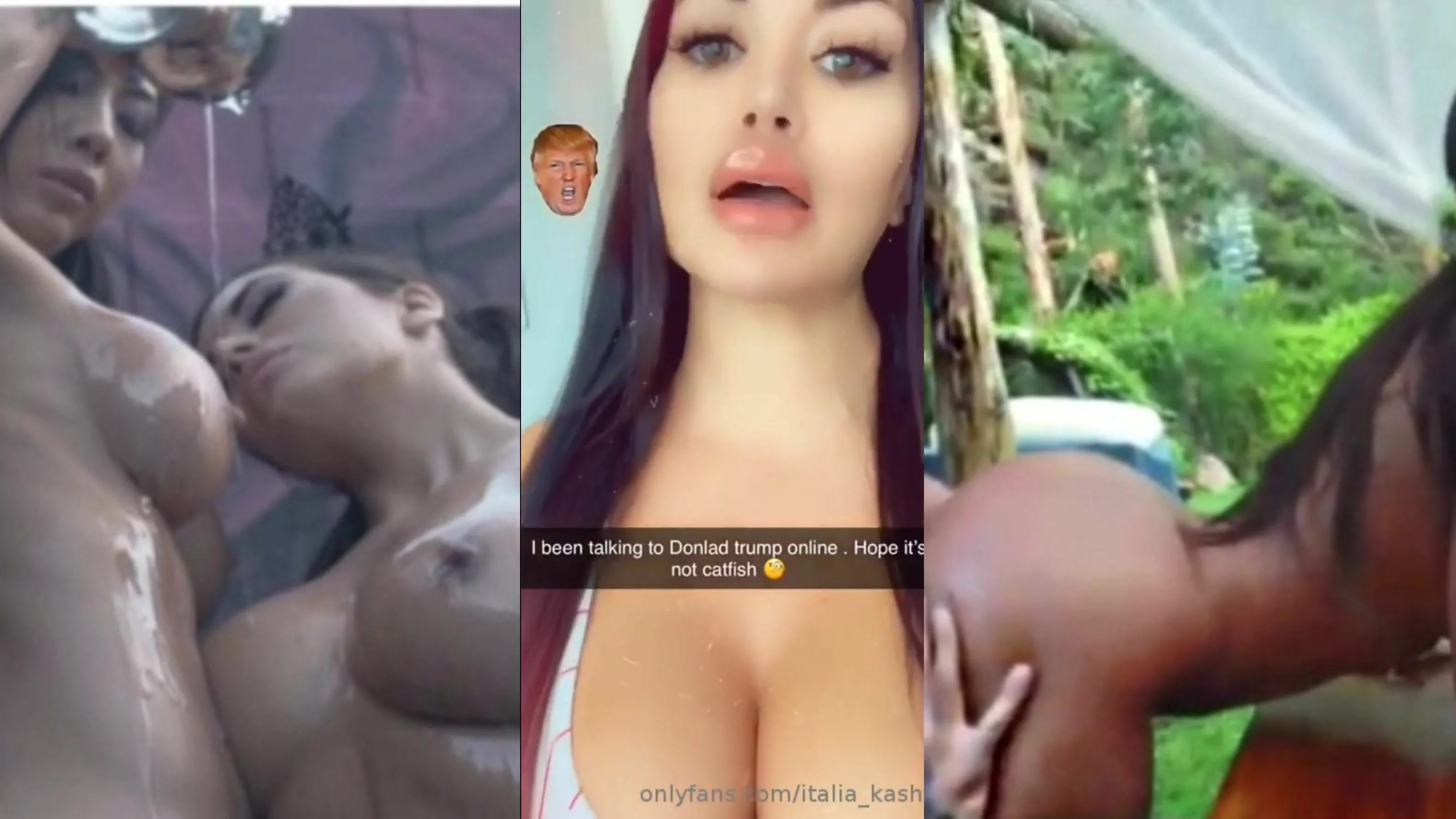 toochi kash sucking tits, outdoor nude tease, twerk onlyfans insta leaked video