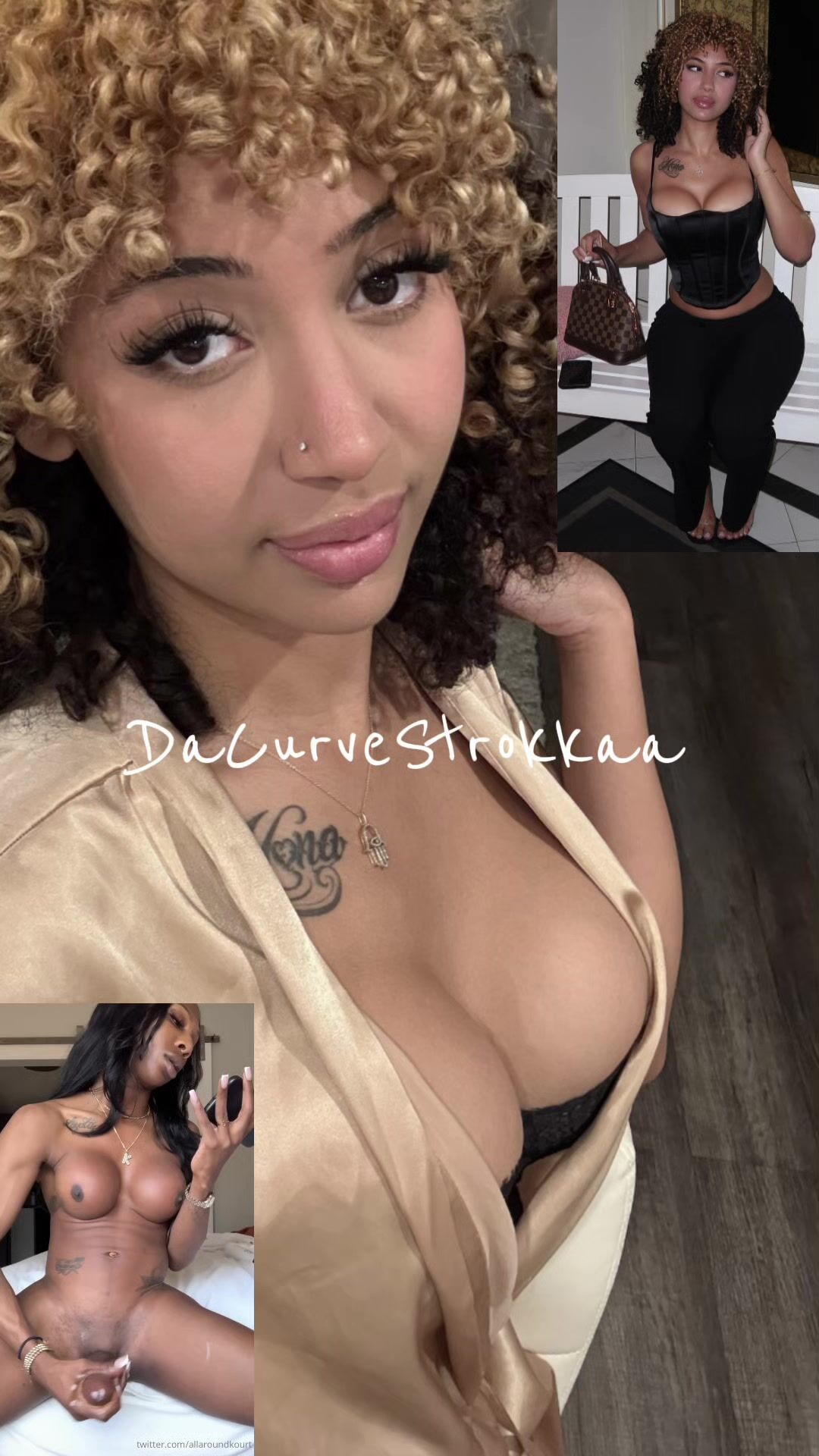 DaCurveStrokkaa (Ts Babecock) - Ts Kourtney Dash x Ts Amazonian Chyna