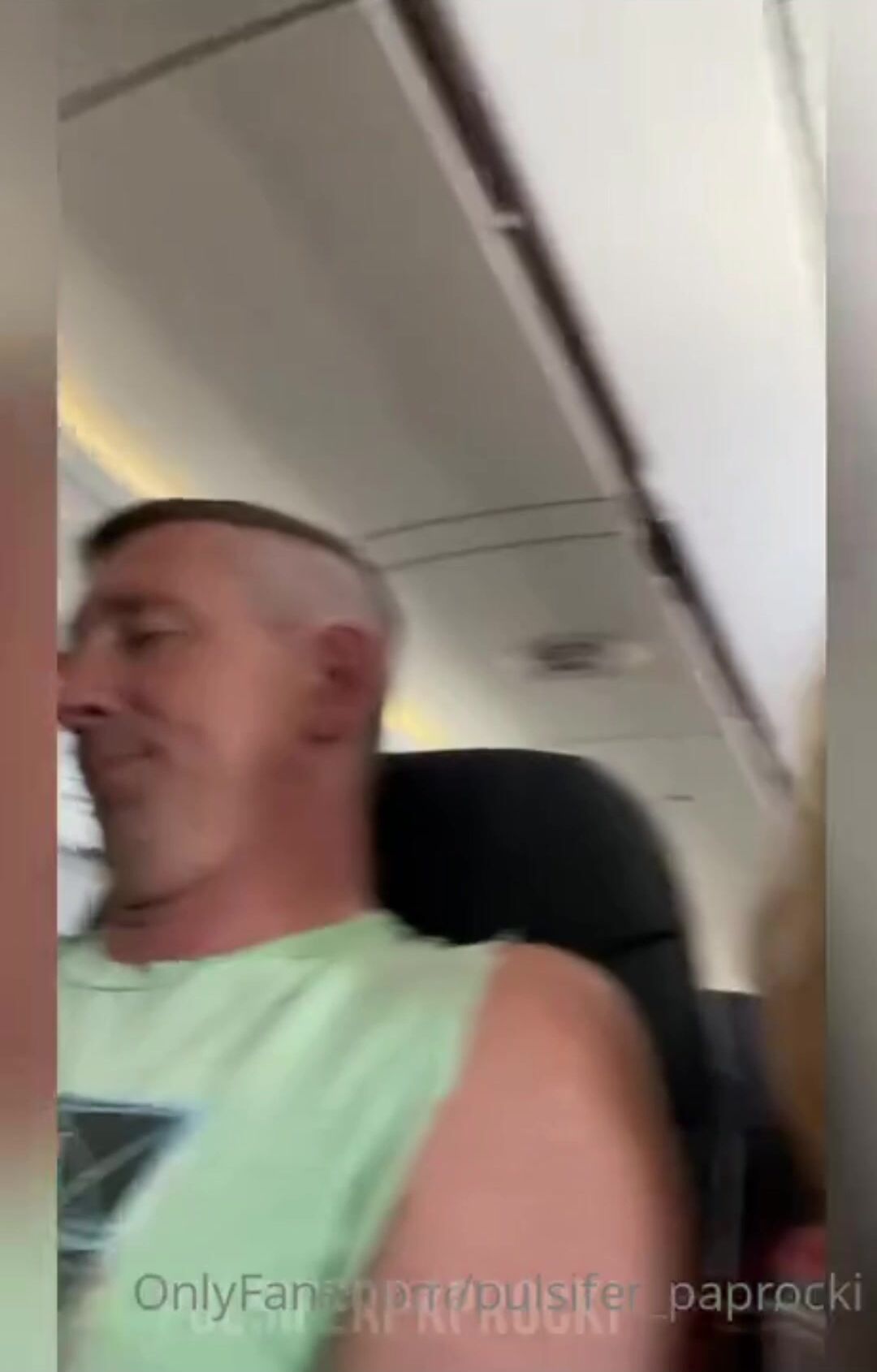 Milf farts in public airplane