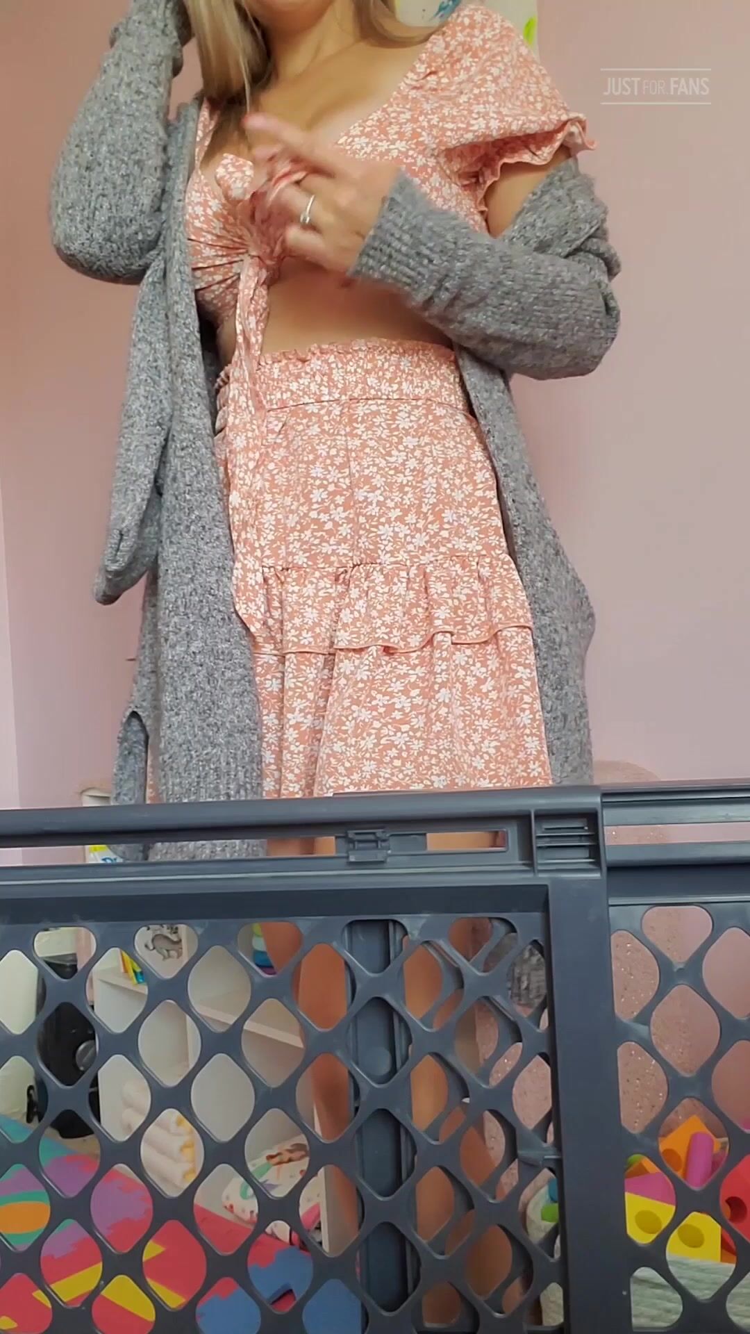MommyandbabyD humiliated and teased by the babysitter