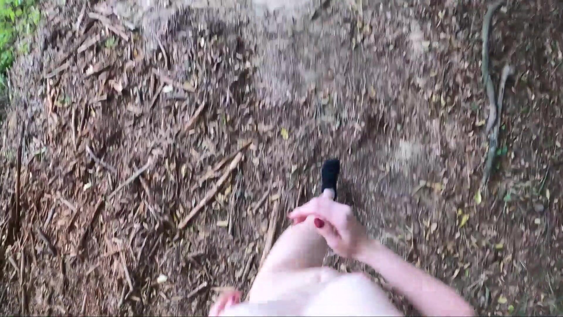 Little B - Jogging Naked Caught by Homelessman