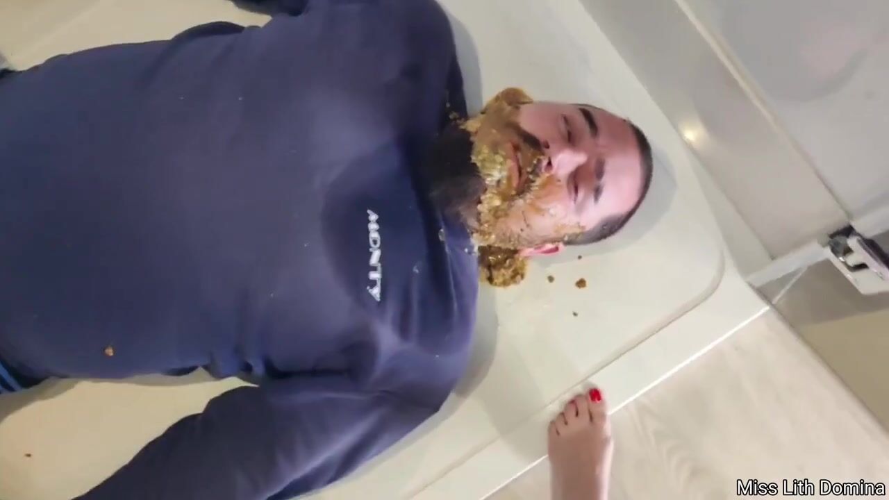 Miss Lith Domina - Extreme scat feeding humilation (Best dom)