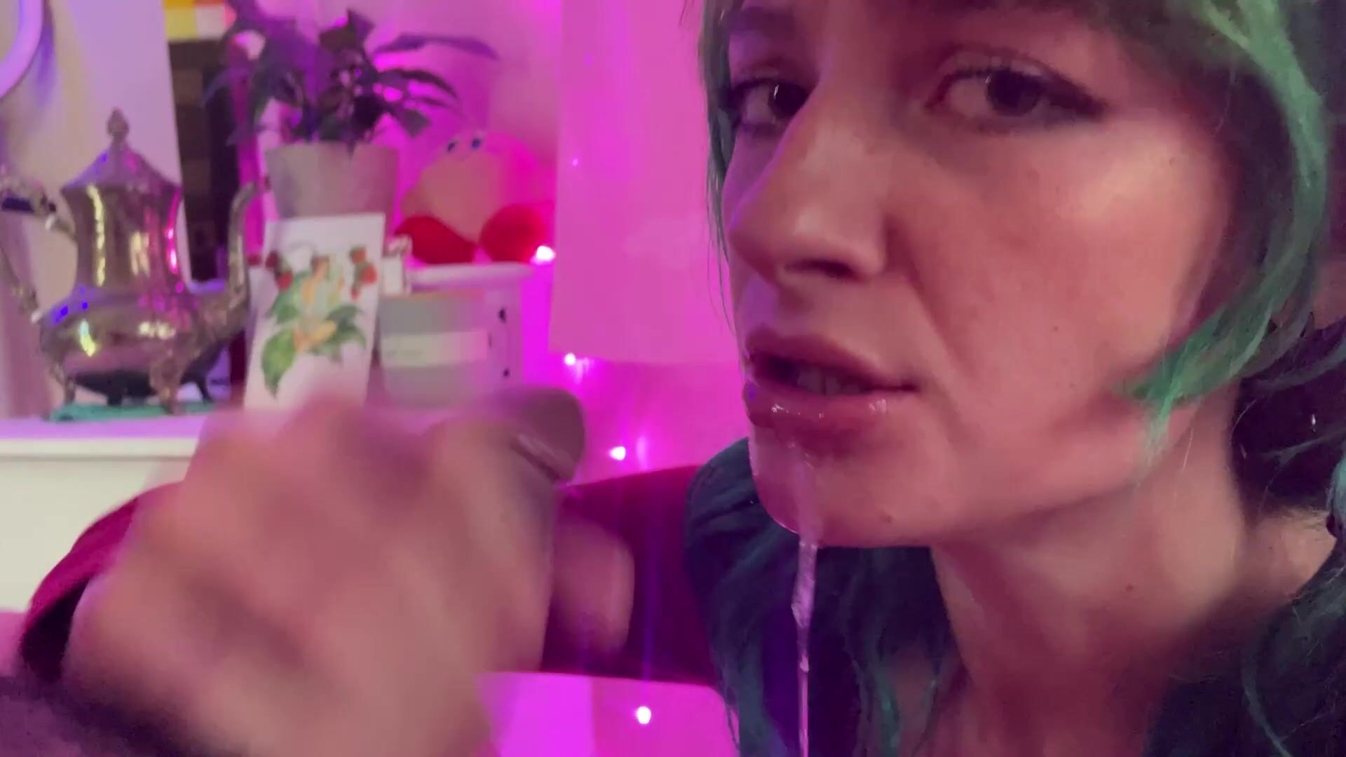 Busty Whore Gives BBC Blowjob