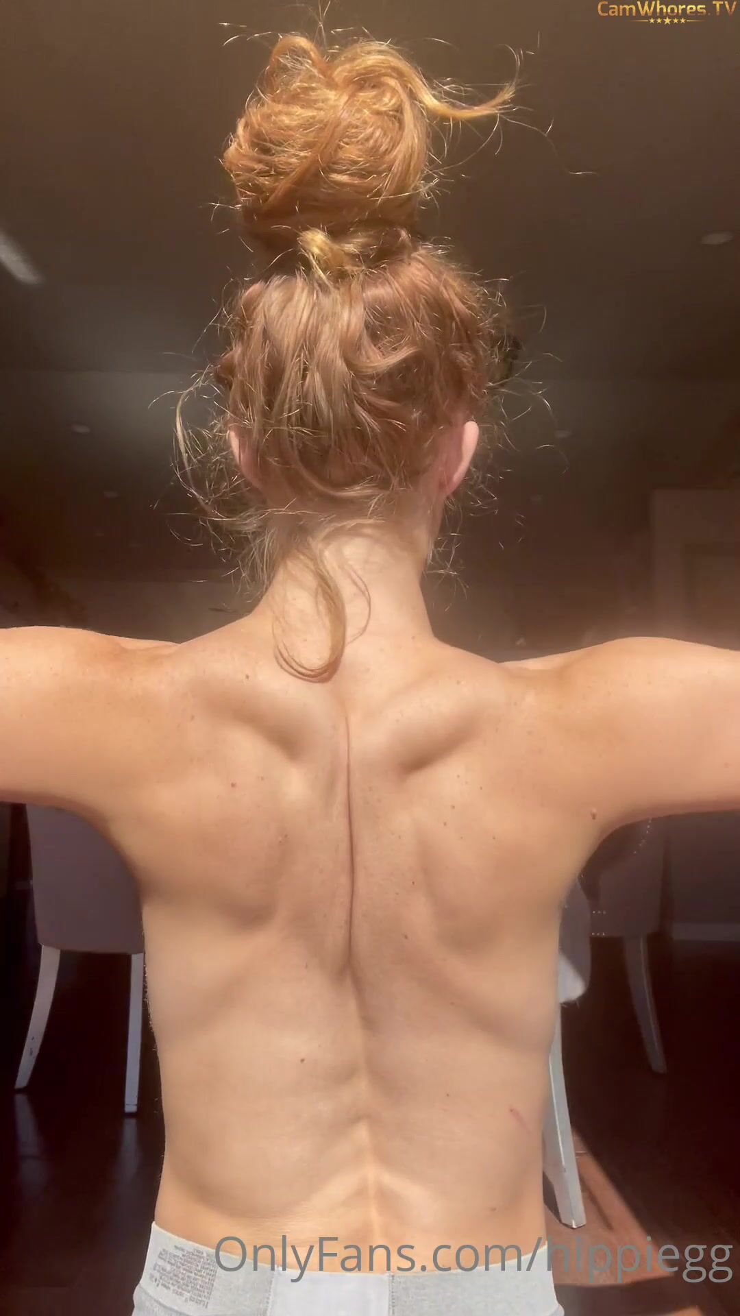 Red Head Flexing muscles