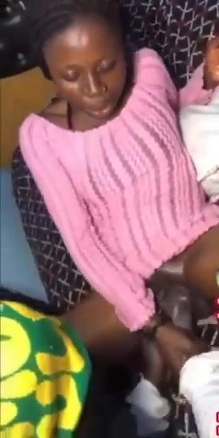 The whole fist inside her pussy