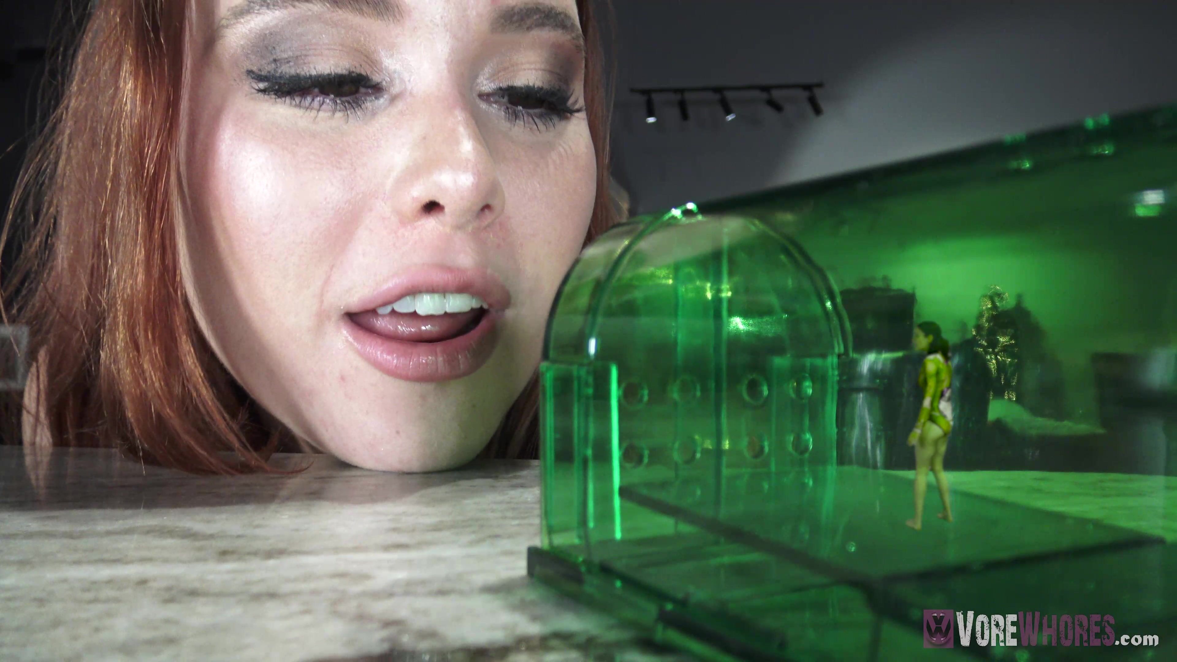 Tanya - Capturing and swallowing a girl