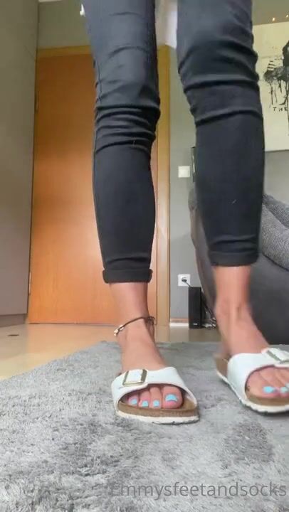 Emmy's feet and socks